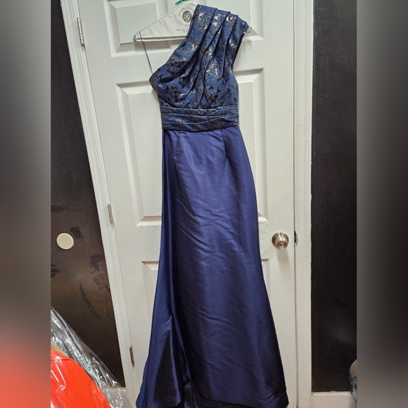 Rafael Cennamo blue gown size 2 - Picture 1 of 5